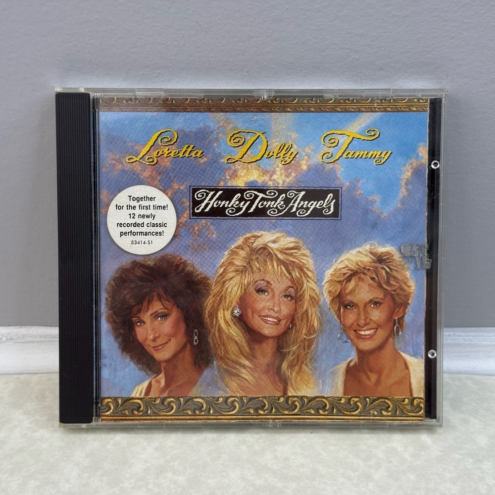 Loretta‎ Lynn Dolly Parton Tammy Wynette Honky Tonk Angels (CD 1993 Sony) Contry